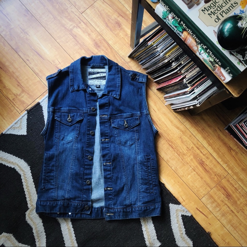 Glamour Kills Denim Vest - final price